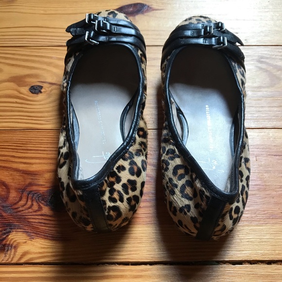 Franco Sarto Animal Hair Buckle Flats, EUC, 6.5M - Picture 5 of 11